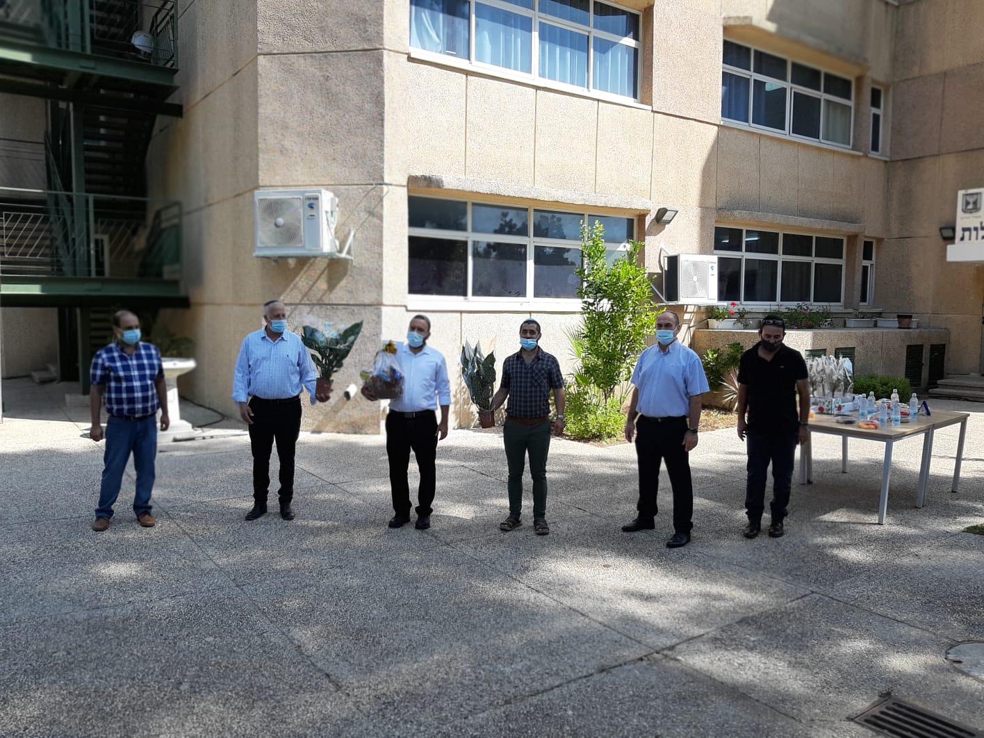 פתיחת שנת הלימודים ביקור ראש העיר